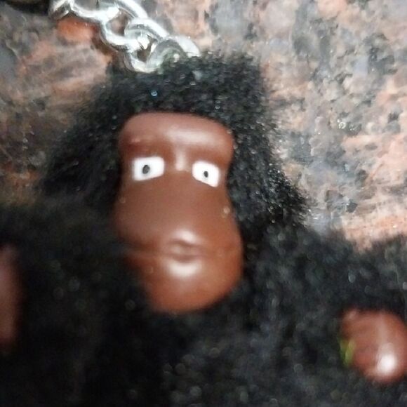 Kipling  "SVEN" Black and Brown Monkey Key & Card Holder...New But No Tag. - Picture 3 of 3